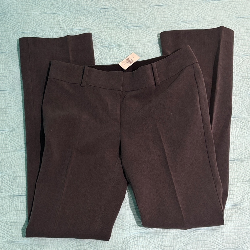 Ann Taylor Charcoal Straight Leg Pants